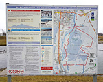 tablica szlaków narciarstwa biegowego